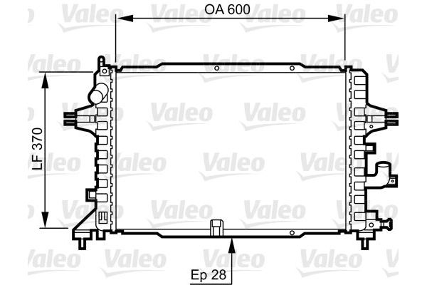 Su Radyatörü  BMW 3 Serisi Compact (E36)(1994->)  VALEO 734380