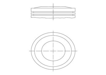 Piston (81.51MM-STD)  MAHLE 033 10 02  78107099BA 078107099BA 78107107D 078107107D 078 107 099 B A 078 107 107 D
