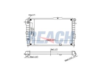 Su Radyatörü  VEKA 16-3538  3096385 1300092 1300107 52455192 03096385