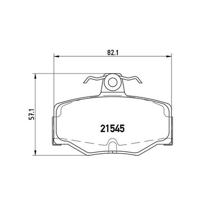 Fren Disk Balata Arka Nissan Primera 4 Kapı/ Traveller [SW] (P10/W10)(1989->)  MAGNETI MARELLI 363700456024