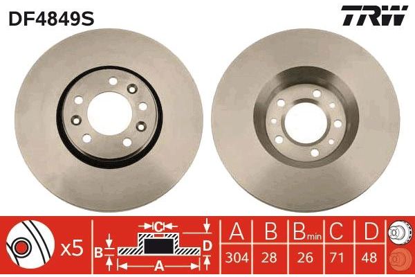 Fren Disk Ayna Ön Sağ ve Sol WALBURG WBD1028