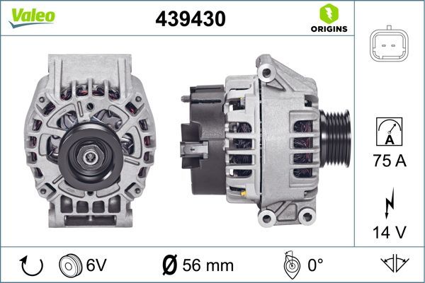 Alternatör  Renault Clio Symbol I (Makyajlı)(03.2002->)  VALEO 439430