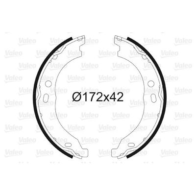 Fren Pabuçlu Balata Arka Fiat Ducato Kamyonet / Damperli 35 (290)(04.2014->)  VALEO 564171