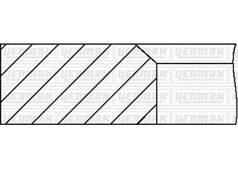 Segman (83.51MM-STD)  YENMAK 91-09311-100  91-09311-100