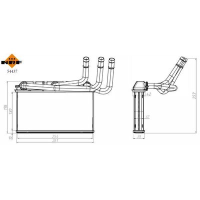 Kalorifer Radyatörü  BMW X6 M Serisi (F86)(2015->)  NRF 54437