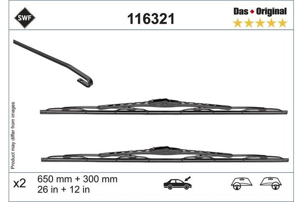 Silecek Süpürgesi Ön   SWF 116321