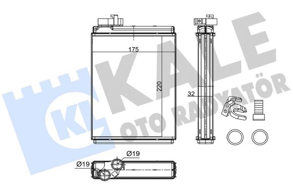 Kalorifer Radyatörü  Audi SQ5 (8R)(12.2012->)  KALE 356135