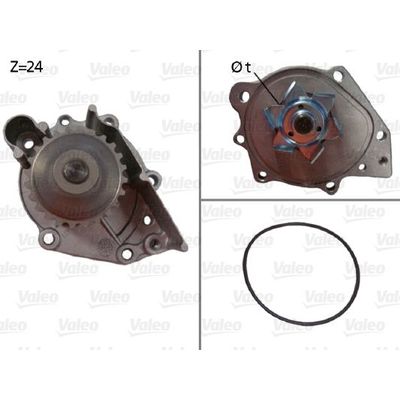 Devirdaim Su Pompası  Land Rover Freelander 1 (LN)(01.1998->)  VALEO 506696