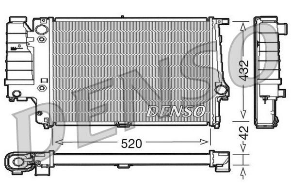 Su Radyatörü  DENSO DRM05065