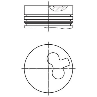 Piston (82.50MM-0.50)  MAHLE 011 29 01