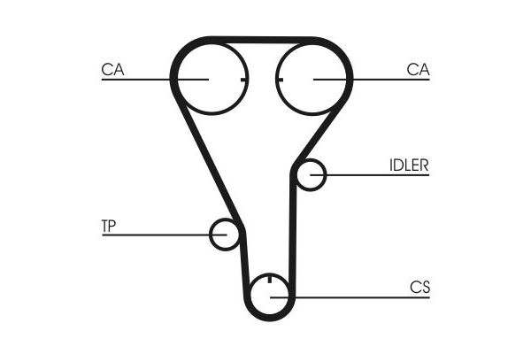 Triger Kayışı  Ford Probe (1993->)  CONTINENTAL CT787