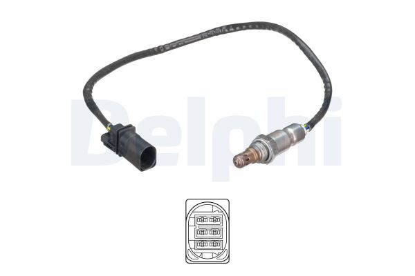 Oksijen (Lambda) Sensörü  Audi A1 Sportback (8XF)(11.2014->)  DELPHI ES21246-12B1