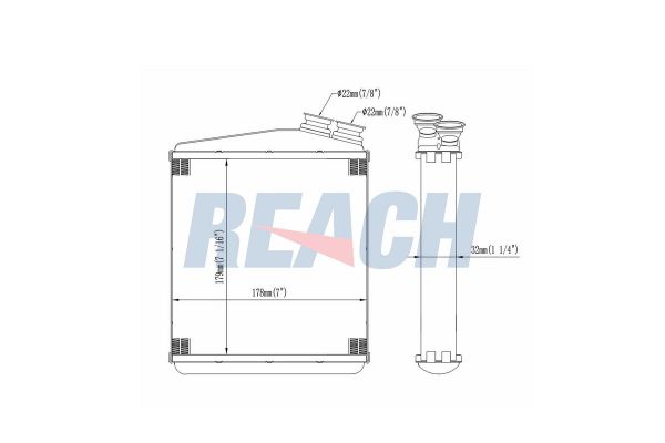 Kalorifer Radyatörü  Land Rover Range Rover Evoque Cabriolet (2015->)  KRAFTVOLL 08050091