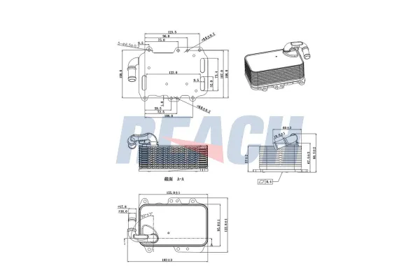 Motor Yağ Soğutucu  Audi A6 Avant (4GD)(09.2014->)  ASPART 6OCO1158