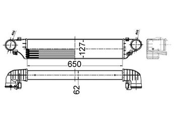 Turbo Radyatörü  MAHLE CI 505 000S  A2035000500 35000500 035000500 2035000500