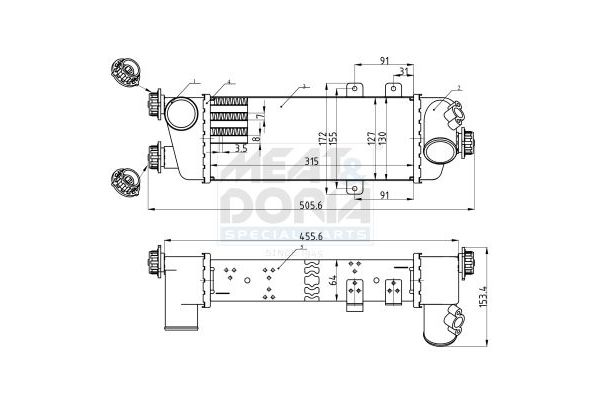 Turbo Radyatörü  Hyundai i30 (FD)(06.2007->)  MGA 80349