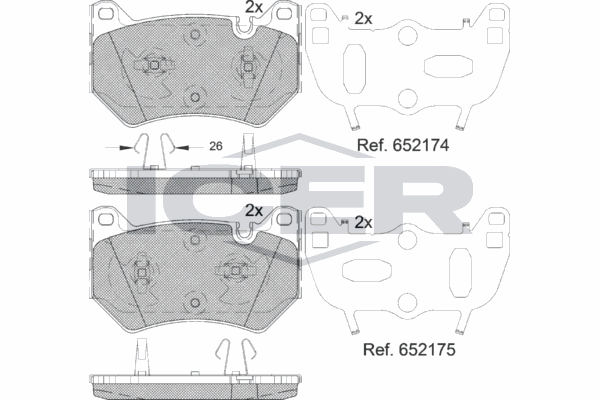 Fren Disk Balata Ön Audi Q5 (FYG)(06.2020->)  VALEO 671607