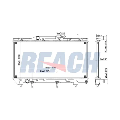Su Radyatörü  Toyota Carina (T19)(1995->)  MANDO HC253102D010