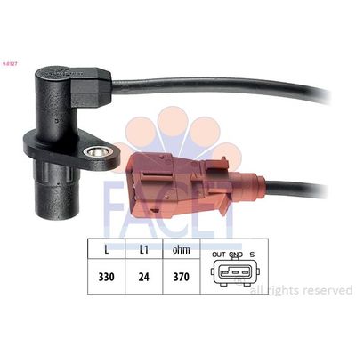 Krank Sensörü  Peugeot Partner (S1)(07.1996->12.2003)  FACET 9.0127