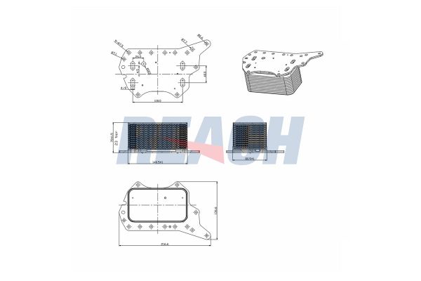 Motor Yağ Soğutucu  Mercedes Vito P.Van (447)(07.2014->)  BSG 25-506-007