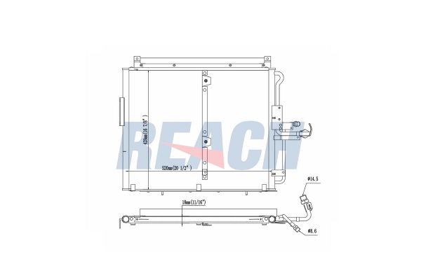 Klima Radyatörü  MGA 82415