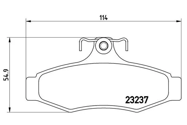 Fren Disk Balata Arka Daewoo Nubira Wagon (1997->)  MAGNETI MARELLI 363700415005