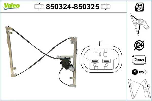 Cam Krikosu Ön Sol VALEO 850324