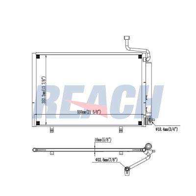Klima Radyatörü  NRF 350352