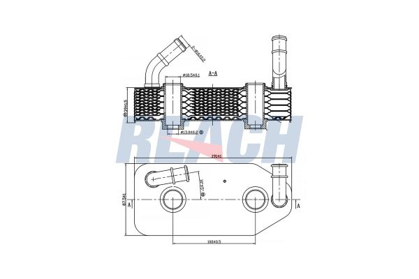 Motor Yağ Soğutucu  BROM VW5014