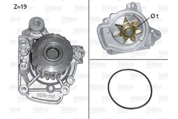 Devirdaim Su Pompası  Honda Civic HB (MA/MB)(01.1995->)  VALEO 506661