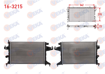 Su Radyatörü  VEKA 16-3215  