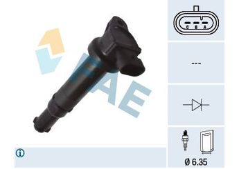 Ateşleme Bobini  DENSO DIC-0205  273013E100 273013E410 27301-3E100