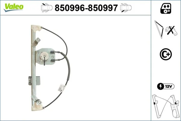 Cam Krikosu Arka Sol VALEO 850996