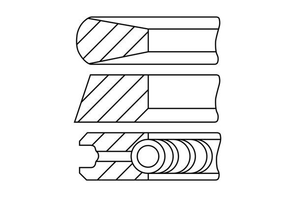 Segman (73.70MM STD)  GOETZE 06-838400-00