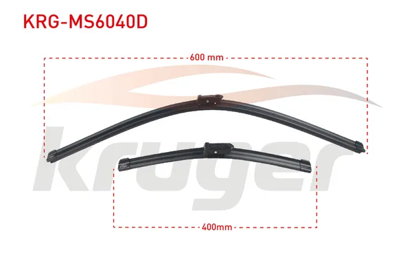 Silecek Süpürgesi Ön  600/400 mm - 24/16 inç Opel Movano Kamyonet (2004->)  KRUGER MS6040D