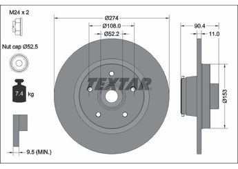 Fren Disk Ayna Arka Sağ ve Sol FRENBU 30478  A4154200302 432025057R 4154200102 4154200302 A4154200102 402024076R 432004327R 432020879R 432023939R