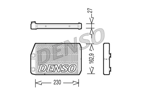 Kalorifer Radyatörü  Opel Movano C P.Van (U9/Y)(2021->)  DENSO DRR09034