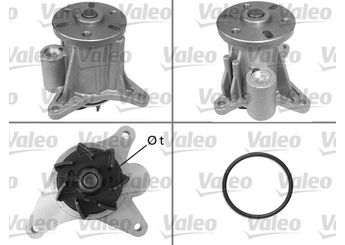 Devirdaim Su Pompası  VALEO 506988  C2S29888 C2C37824 C2C39590 C2S51205 1311325 LR005764 LR007602 LR009324