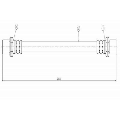 Fren Hortumu Arka Sağ veya Sol CAVO C800 254A