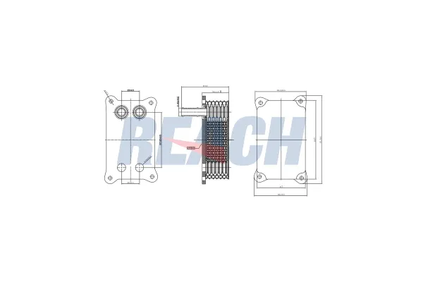 Motor Yağ Soğutucu  Ford Transit P.Van Uzun Şasi (FY)(2000->)  FASE 11-223-025