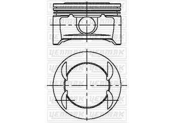 Piston (73.40MM-0.50)  GOETZE 87-73451-050  5623238 7345101 55351786 553 517 86 55351789 553 517 89 55351790 553 517 90 55351791 553 517 91 55351081 55351787 562 323 8 5623239 562 323 9 5623240 562 324 0