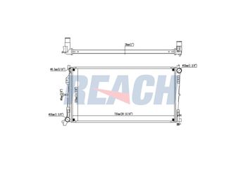 Su Radyatörü  RADISEN RR 61018  K5142488AA RR61018 5142488AA