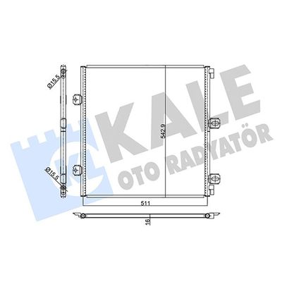 Klima Radyatörü  KALE 350425