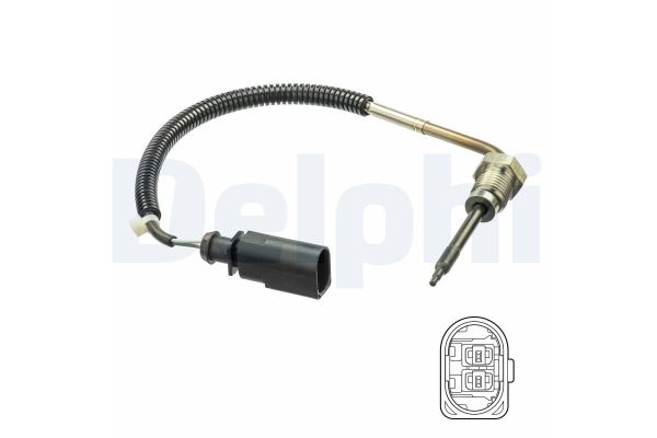 Egzoz Sıcaklık Sensörü  Audi A5 Coupe (8T)(06.2007->)  DELPHI TS30209