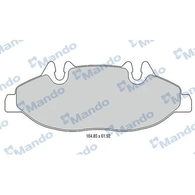 Fren Disk Balata Ön MANDO MBF015208