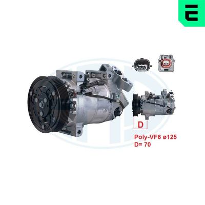 Klima Kompresörü  Renault Captur (2013->)  ERA 670179