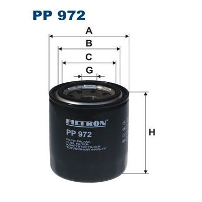 Yakıt Filtresi  FILTRON PP 972