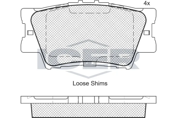 Fren Disk Balata Arka AYD 60301A