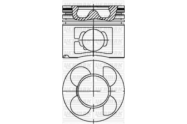 Piston (84.00MM-STD)  YENMAK 31-04615-000