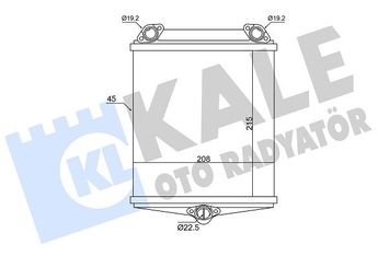 Kalorifer Radyatörü  KALE 360195  A0028355201 28355201 002 835 52 01 28353101 0028353101 28355301 0028355301 A0028353401